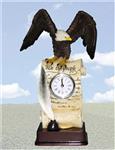 EGD29299 Constitutional Moment Eagle Clock